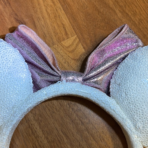 NWOT Tokyo Disney Embroidered Heart Sequin Mickey Minnie Mouse Ears Headband - Picture 15 of 15